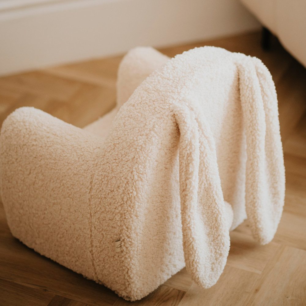 Zayno Kindersessel "Hasi" in Teddyfelloptik (Set, 1-St)