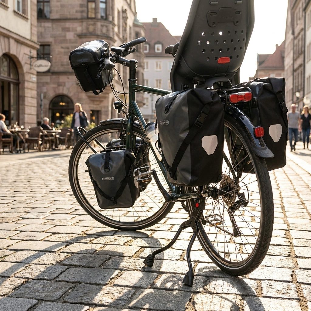 Hebie Fahrradständer Hebie Zweibeinständer REX 24 bis 29 Zoll schwarz Kurzlänge 26cm 0605KL