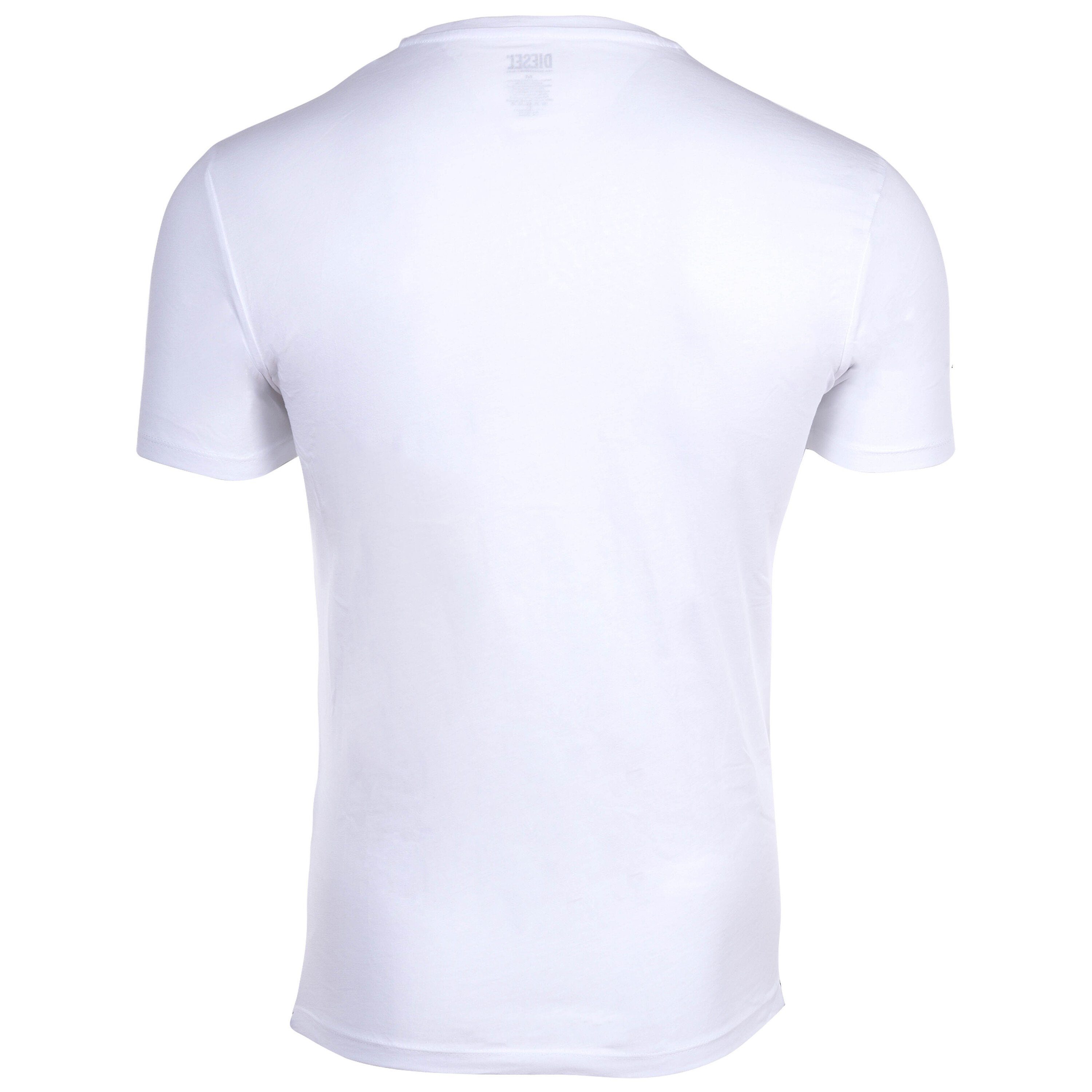 T-Shirt Diesel Herren T-Shirt T-DIEGOR-L6, - Rundhals, Schwarz/Grau/Weiß Kurzarm