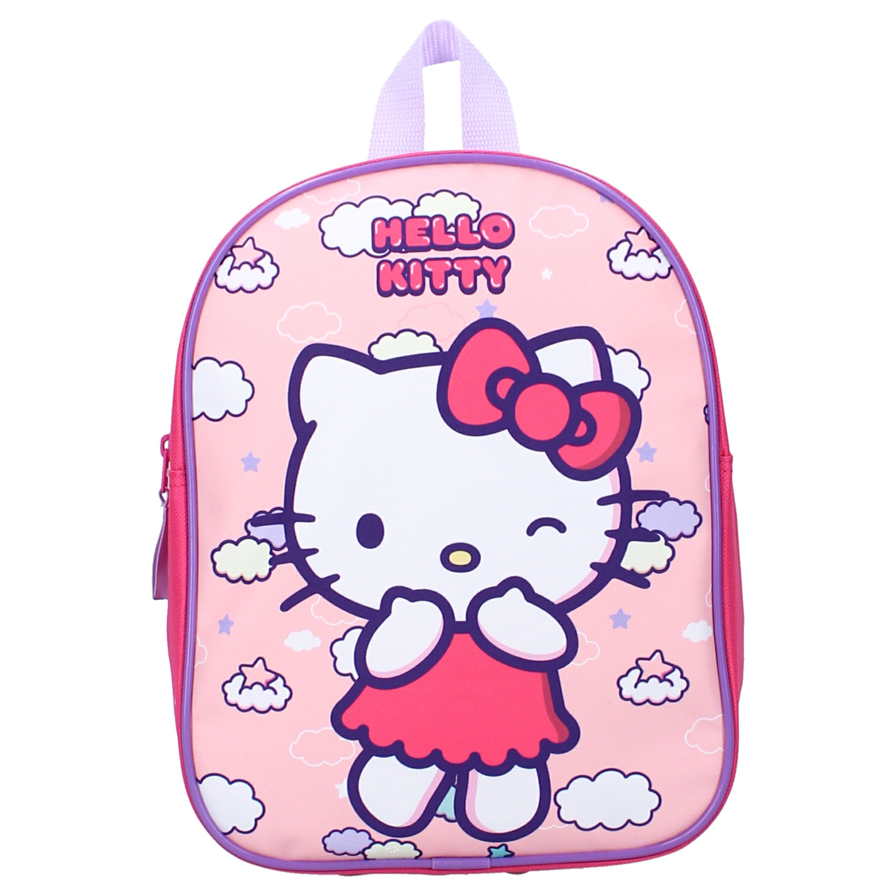 Rucksack Pink Ribbon, Kinderrucksack Hello Vadobag Kitty Kindermotiv