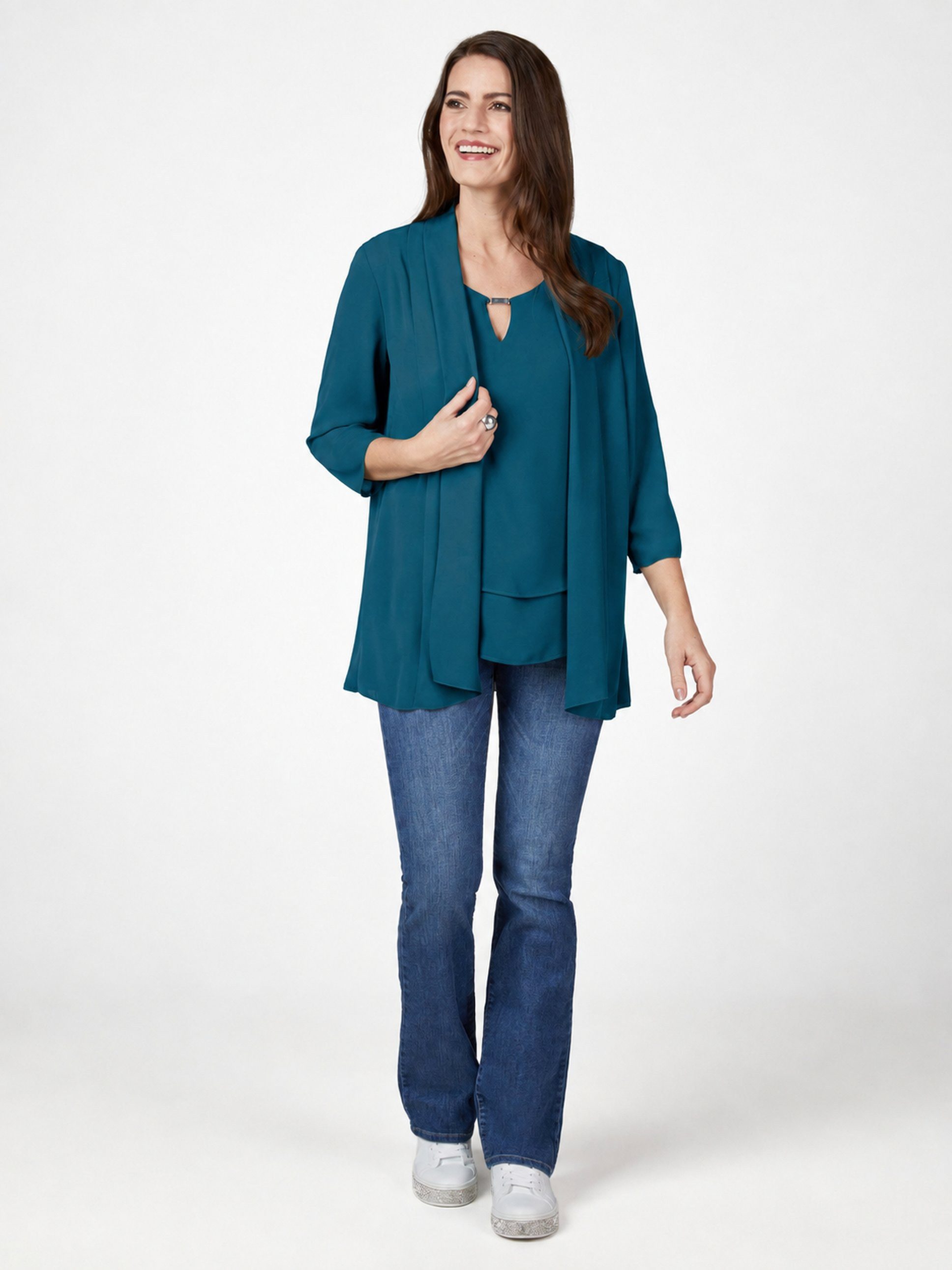 select! By Hermann Lange Longbluse Hermann Lange Kleiderjacke/Bolero/Hänger