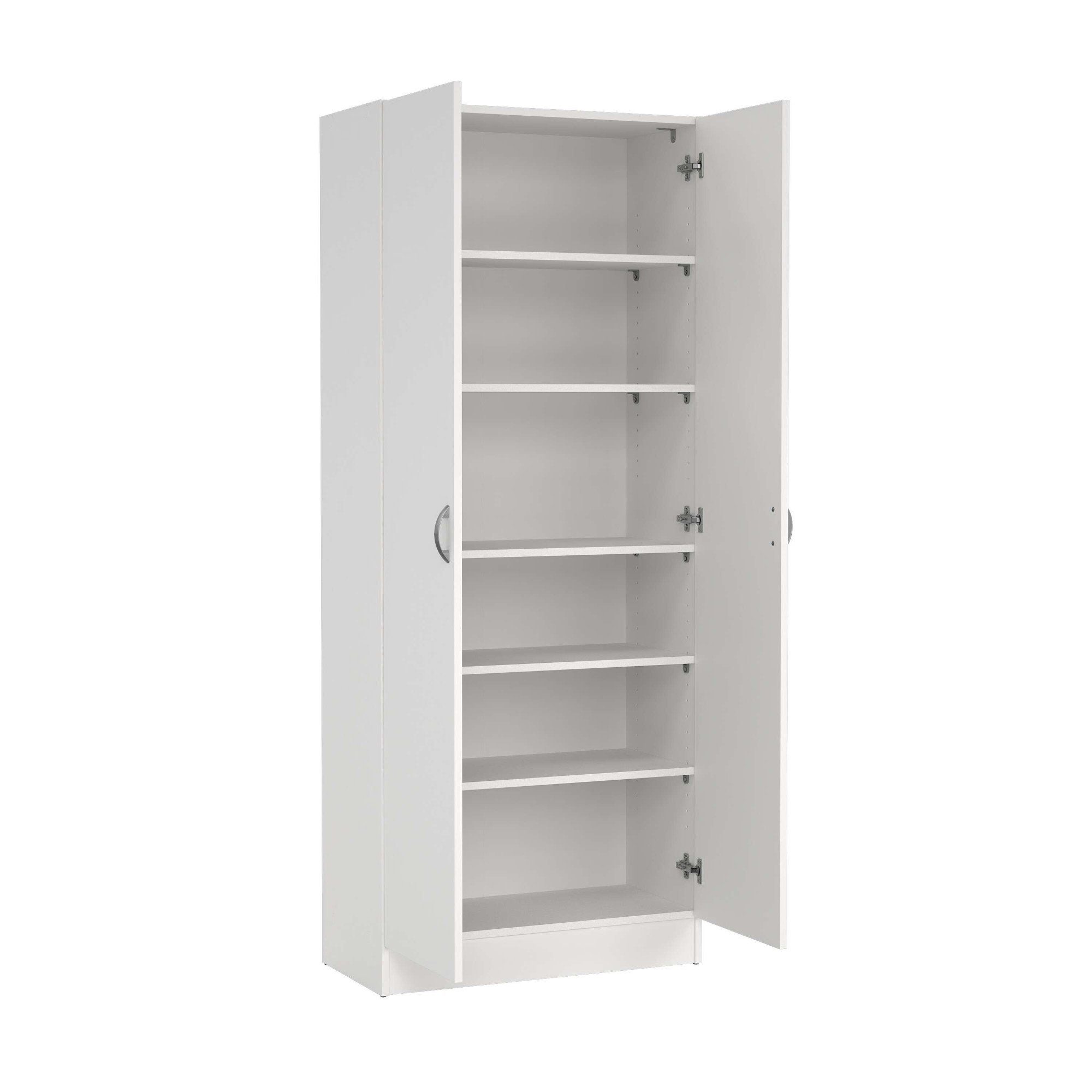 Home affaire Drehtürenschrank Focus, Kleiderschrank, Stauraum mit 2 Türen und 5 Einlegeböden, Breite 69 cm, Höhe 170 cm – Bild 5 von 5