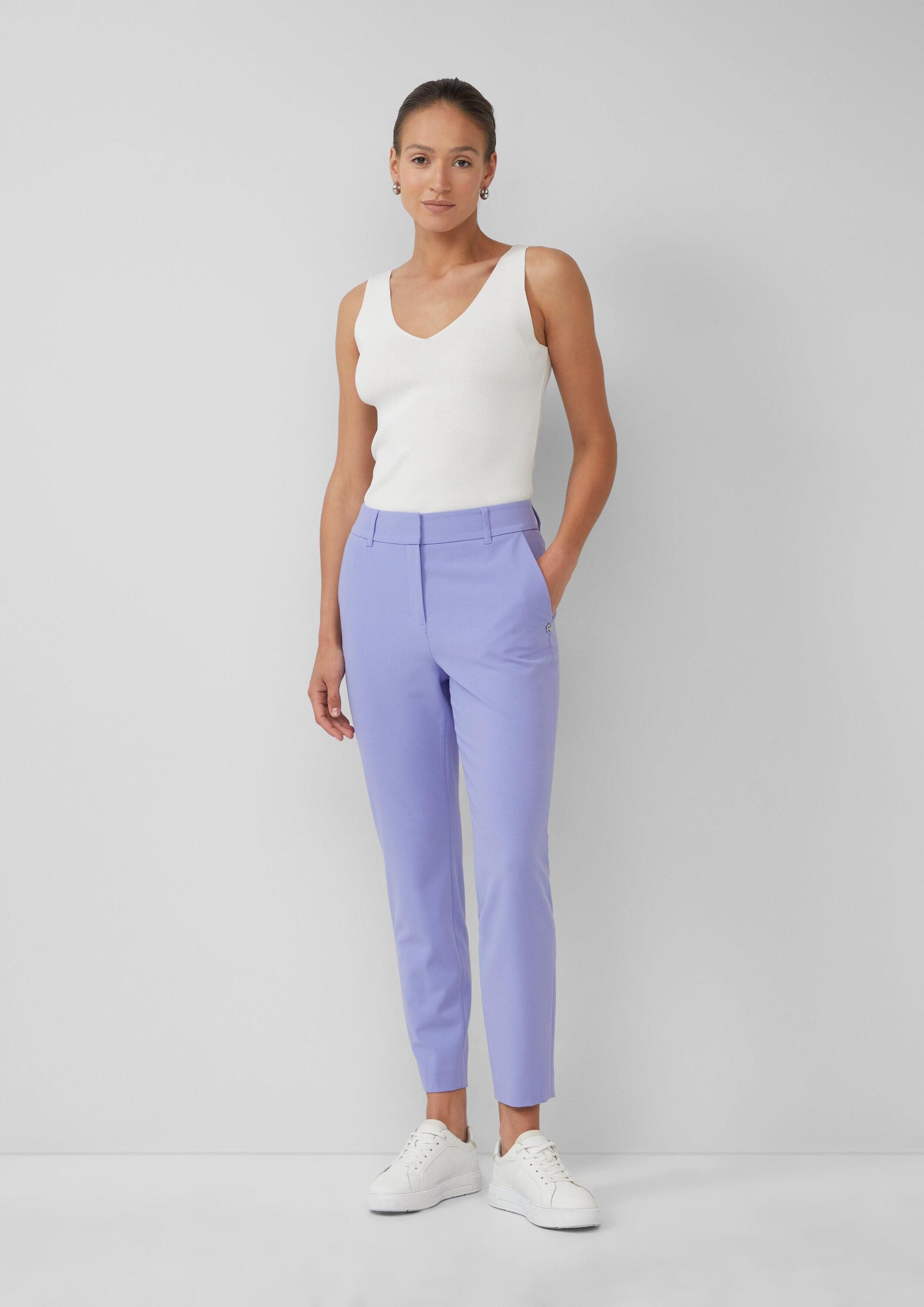 s.Oliver Chinos Hose Cigarette-Pants im Slim Fit aus Viskosemix günstig online kaufen