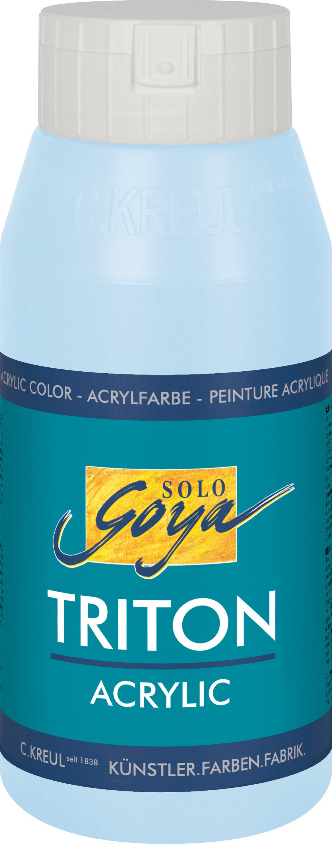 Kreul Acrylfarbe Solo Goya Triton Acrylic, 750 ml Himmelblau hell