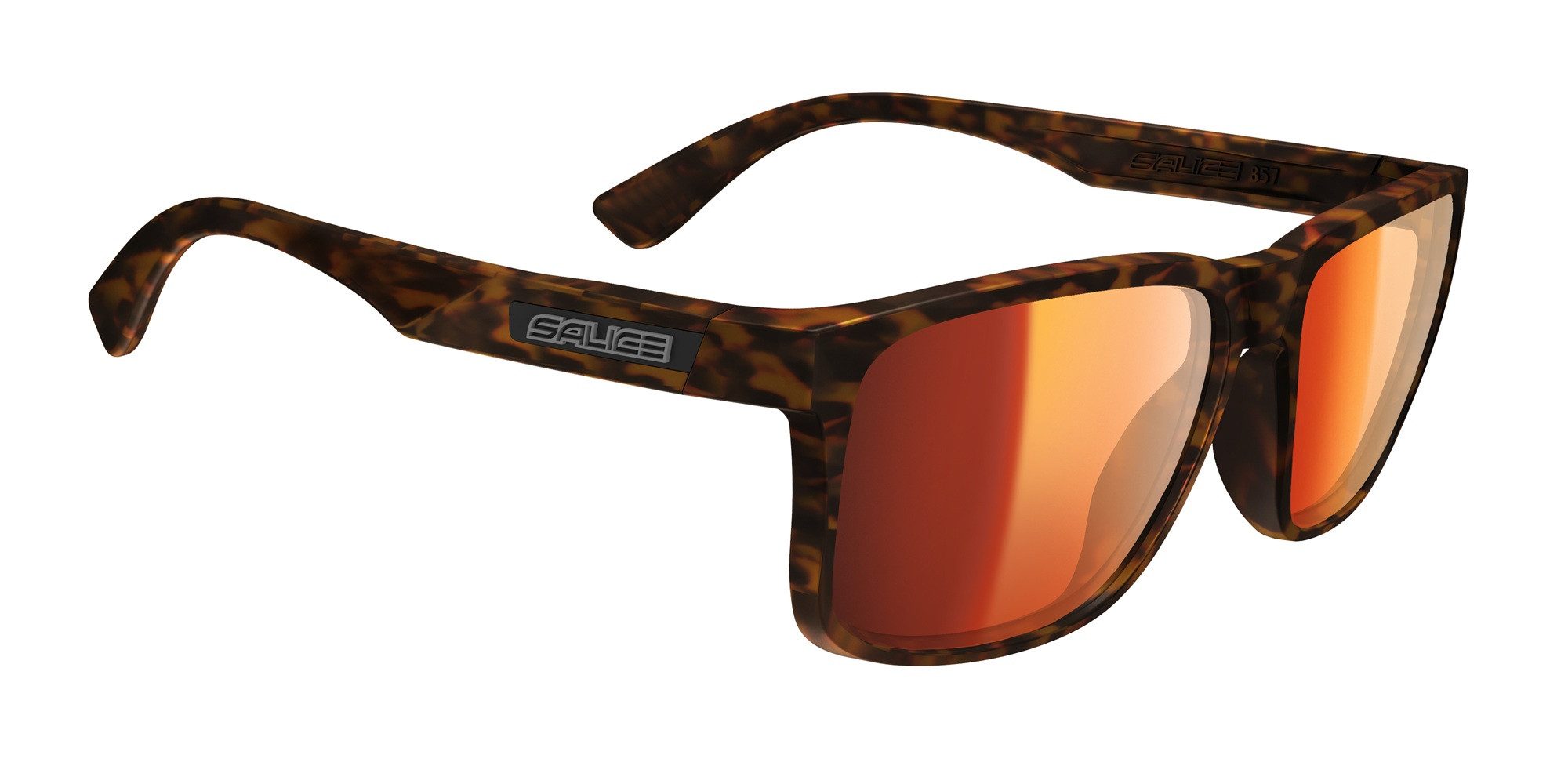 Salice Sonnenbrille 857RWP (Glasscheibe: Polarflex RWP Rot) braun/rot - 1 Brille