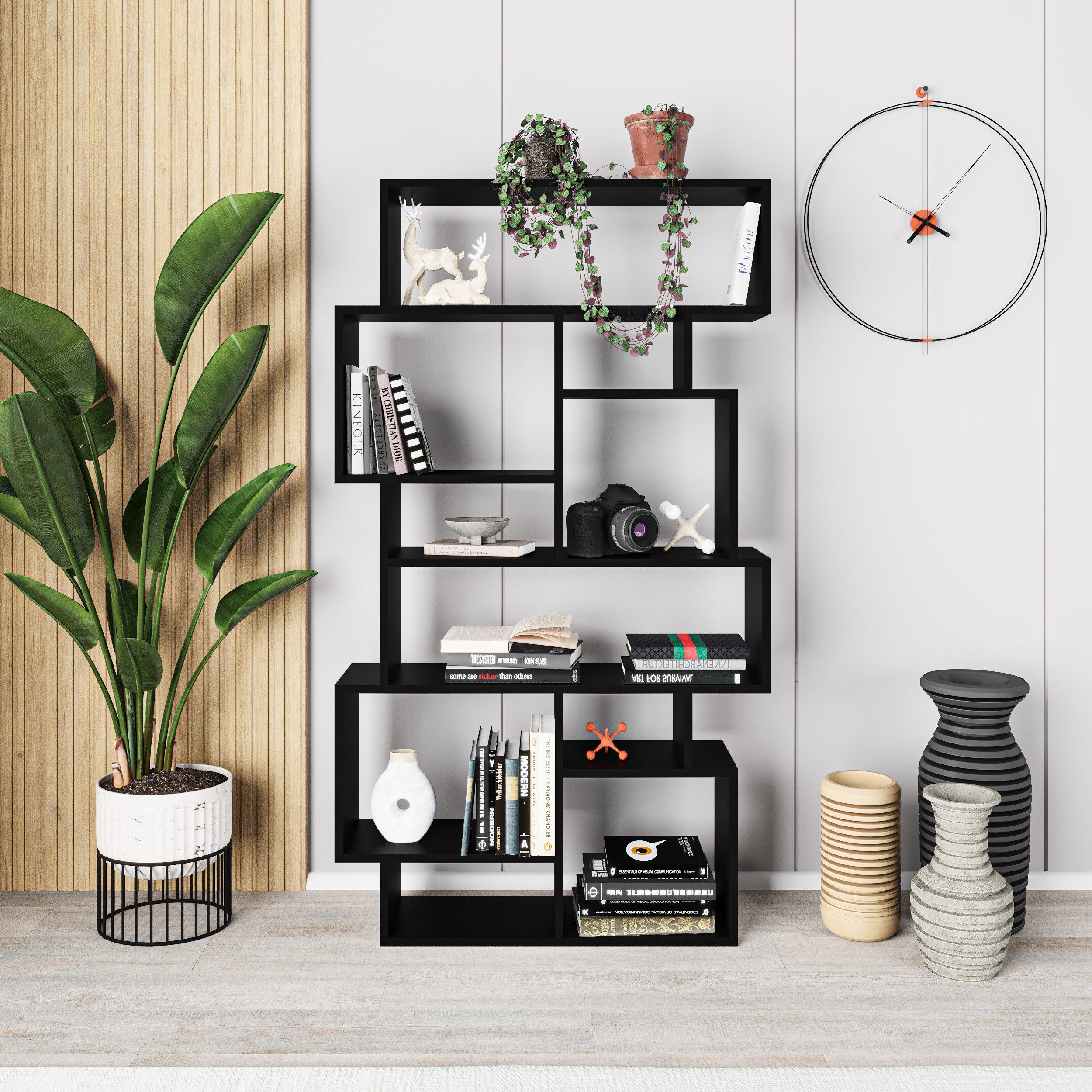 Decortie Bücherregal Karmato, Modernes Bücherregal Display günstig online kaufen