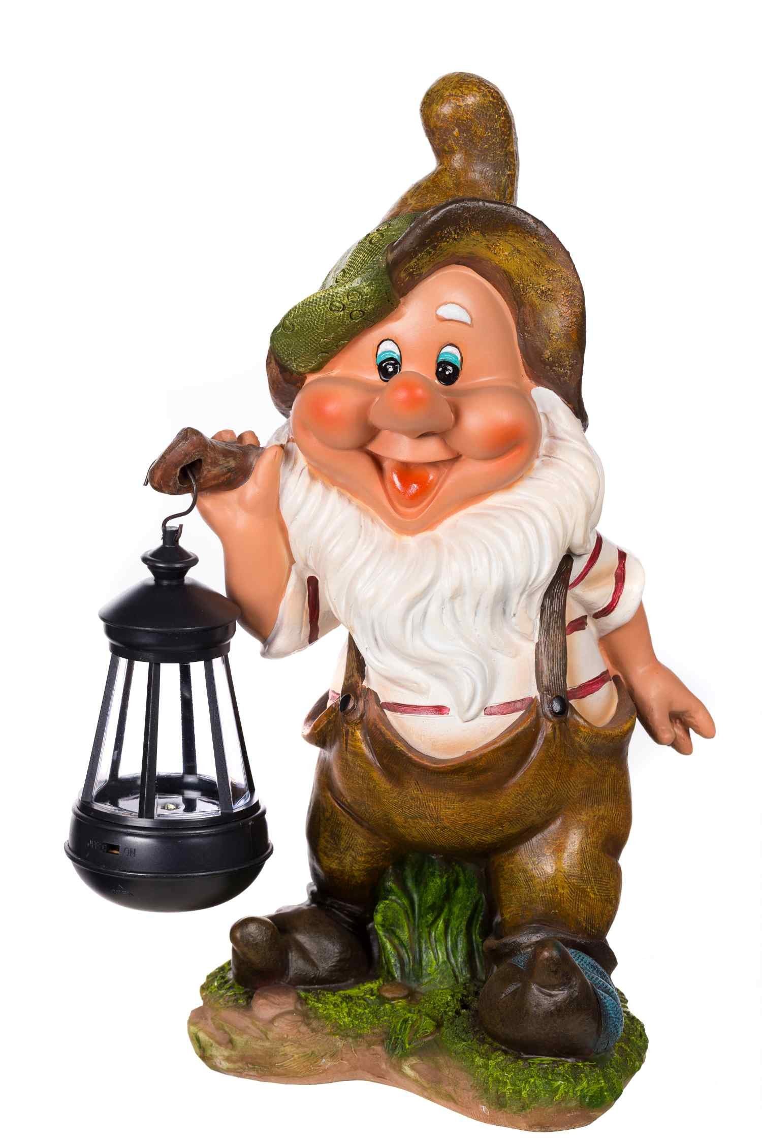 BIRENDY Dekofigur BIRENDY Gartenzwerg Gartenwichtel LED Gartenfigur versch.Modelle
