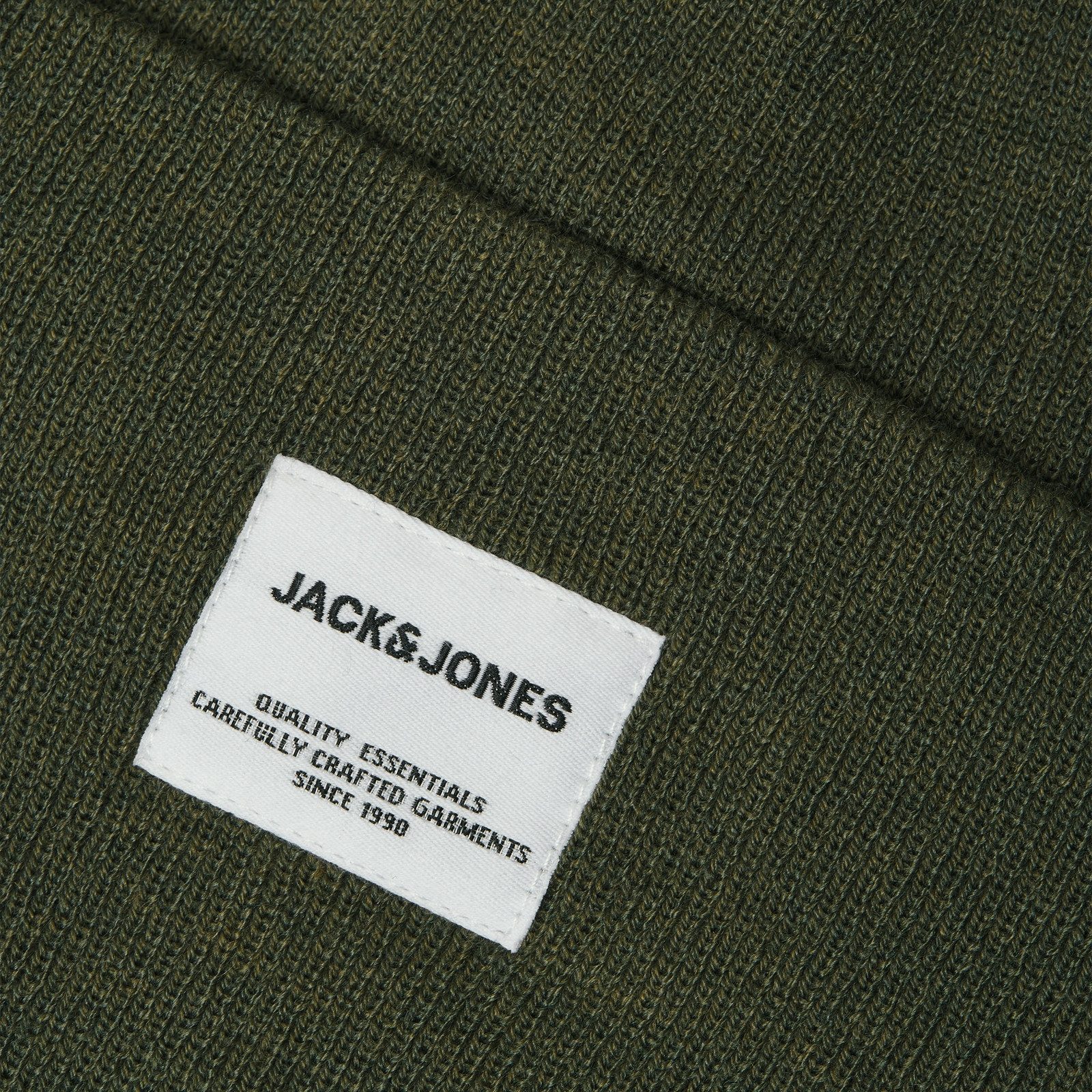 Jack & Jones Strickmütze Long Knit Beanie Noos mit Logopatch günstig online kaufen