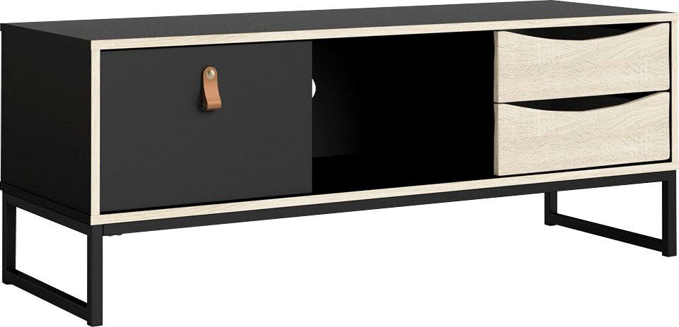 Home affaire Schubladen, für die Schublade, cm 3 117,2 Ledergriffe größte Breite TV-Board Stubbe