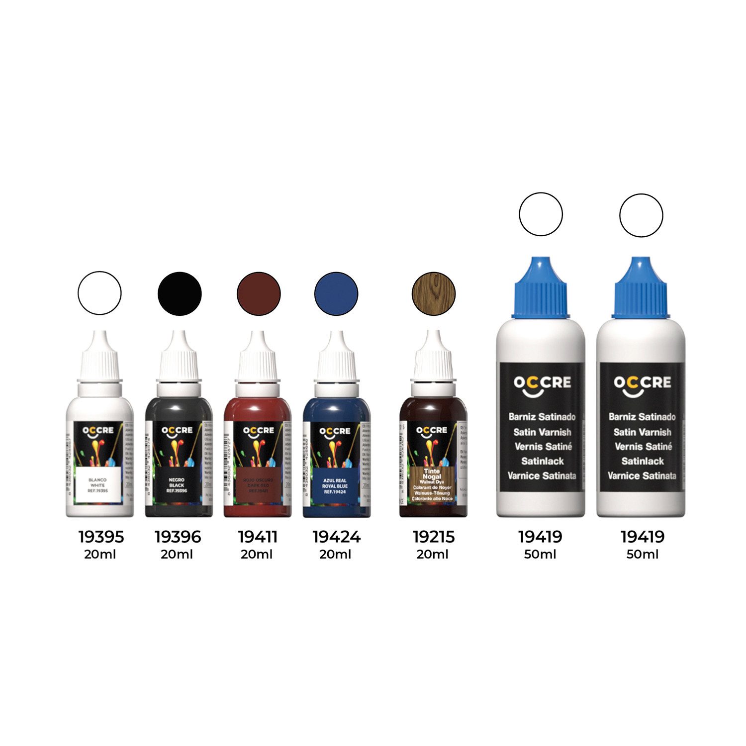 OcCre Modellbausatz Soleil Royal Farben Pack, (Bastelbedarf, Farben), made in Europe