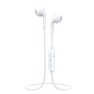 Vivanco Bluetooth® In-Ear Headset, Eggshape Design weiß (61736) In-Ear In-Ear-Kopfhörer