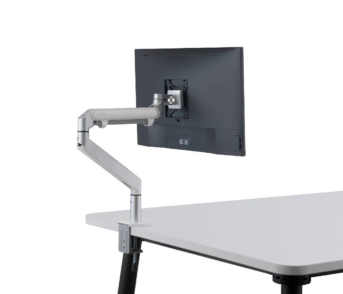 RICOO Monitor Tischhalterung schwenkbar neigbar Aluminium silber universal  TS5211