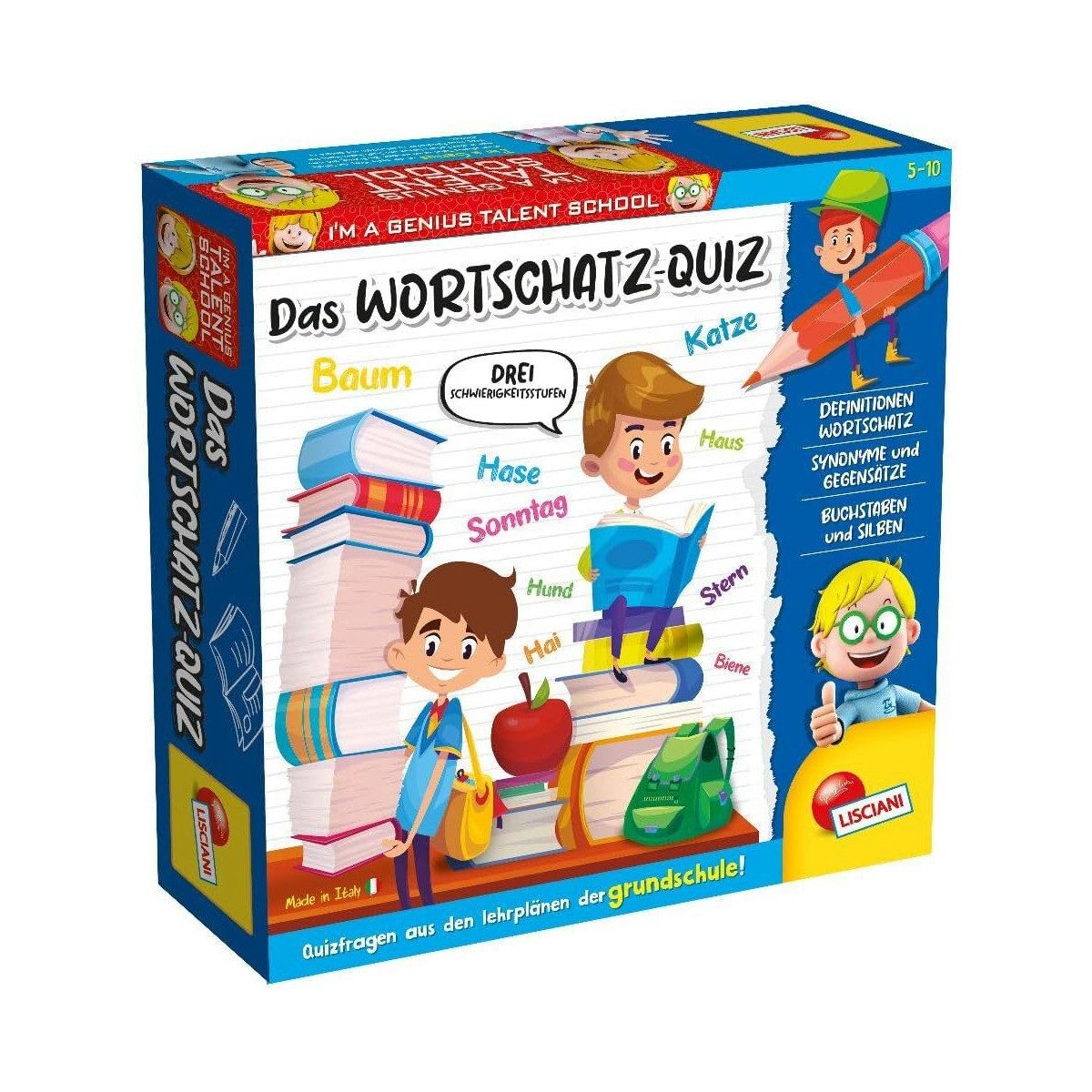 Lisciani Lernspielzeug Das Wortzschatz-Quiz