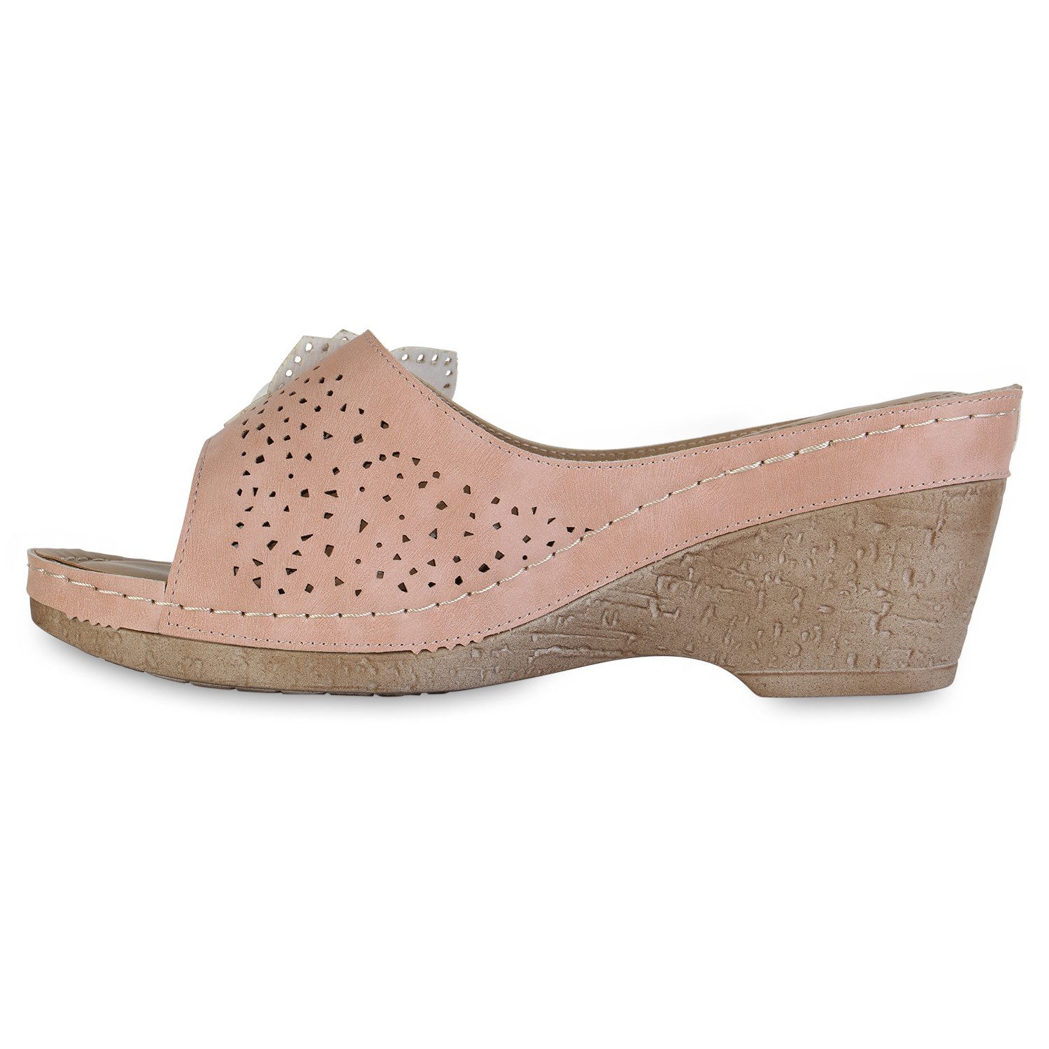 VAN HILL 841616 Sandalette Damen Pantoletten günstig online kaufen