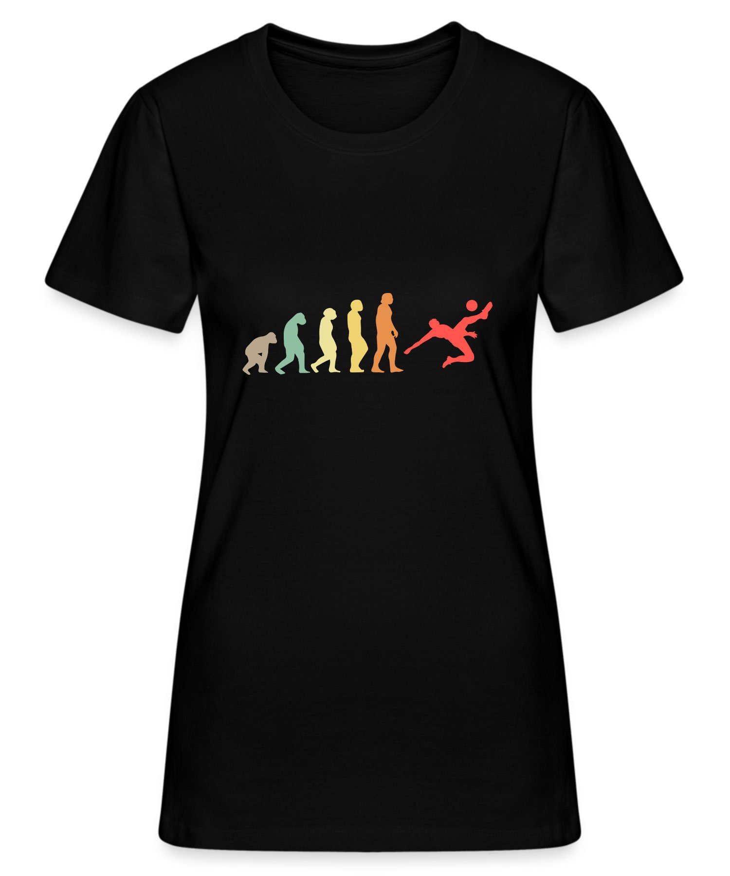 (1-tlg) Evolution Formatee T-Shirt Quattro Kurzarmshirt Fußballer Fußball Damen - Fußballspieler