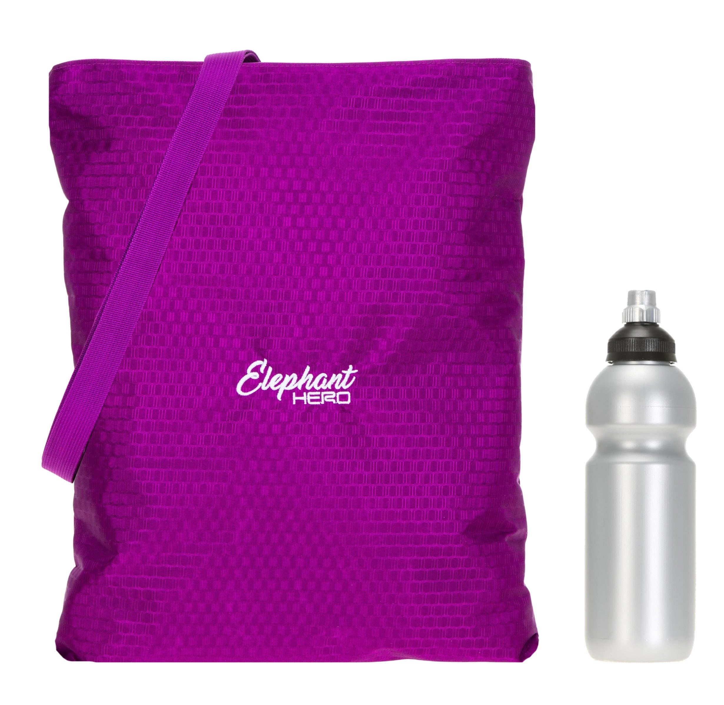 ELEPHANT Turnbeutel Sportbeutel Attach Bag Hero Signature Tasche, für Jungen Mädchen Schubeutel Gymbag + Trinkflasche