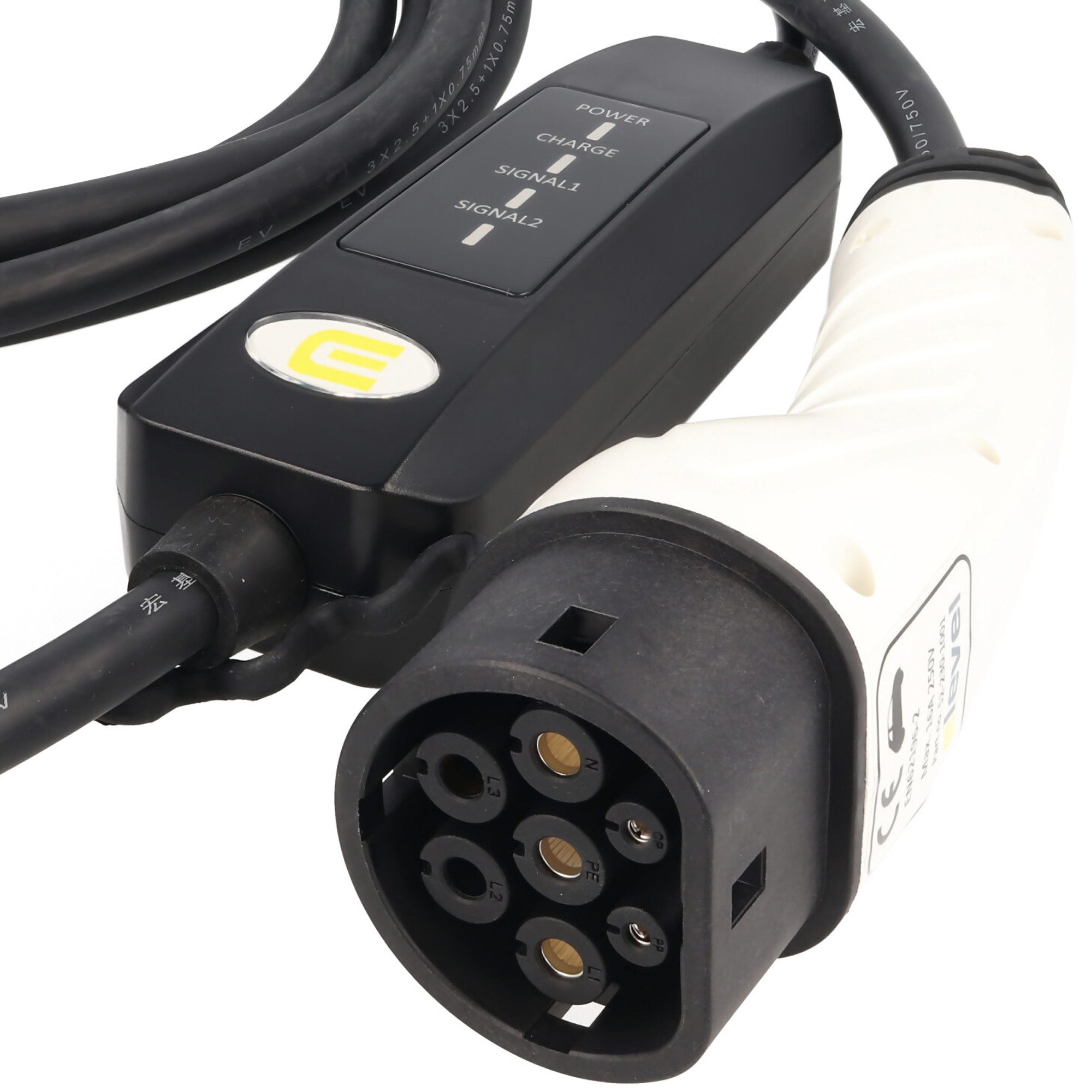 Thumbnail - AccuCell Ladekabel für Elektroautos mit SchuKo-Stecker auf Typ 2 Mode2 230V 13 Elektroauto-Ladegerät