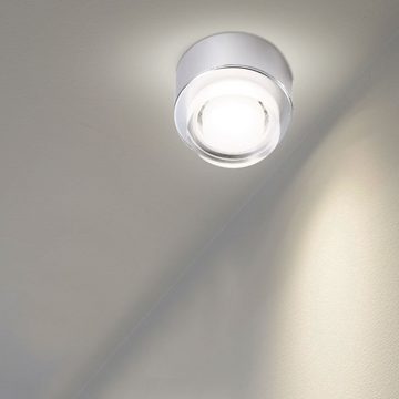 Nordlux LED Einbaustrahler, LED-Leuchtmittel fest verbaut, Warmweiß, LED Decken Aufbau Leuchte Schlaf Gäste Zimmer DOWN