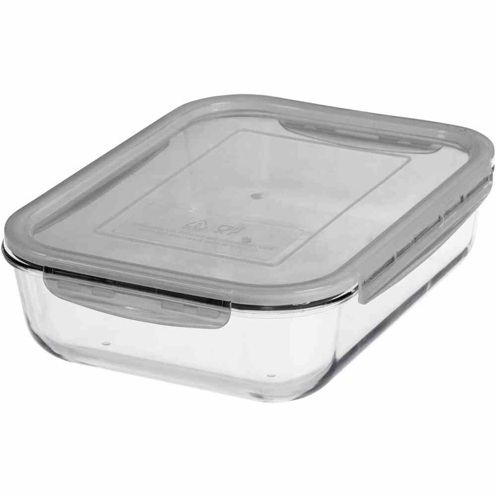 GastroMax Frischhaltedose Glas-Frischhaltedose 2,7 l mit Deckel, Glas