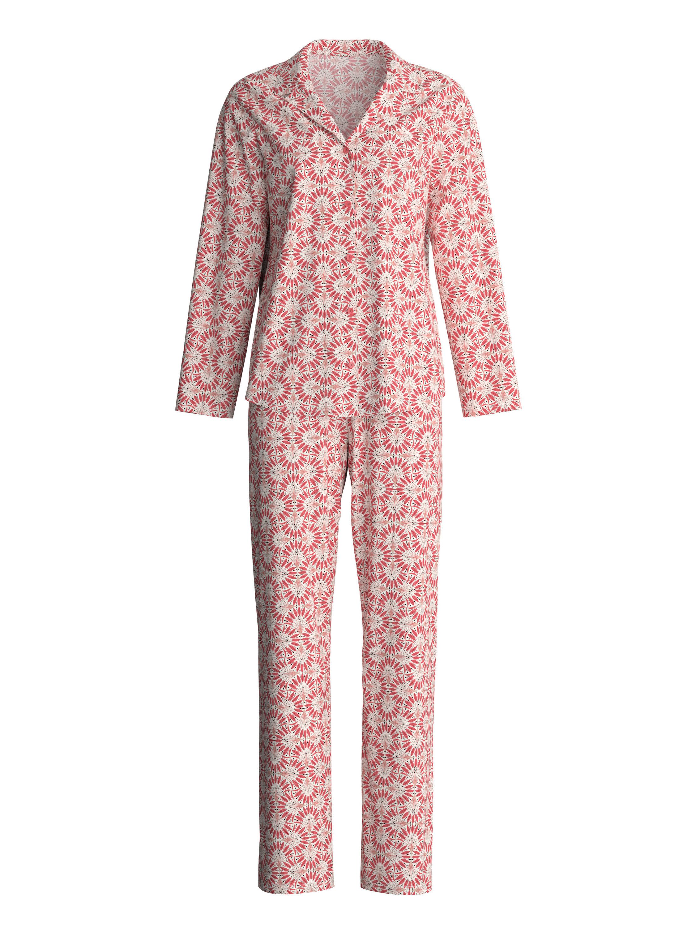 CALIDA Pyjama Cotton Special Damen (2 tlg) durchgeknöpft, weich und formstabil