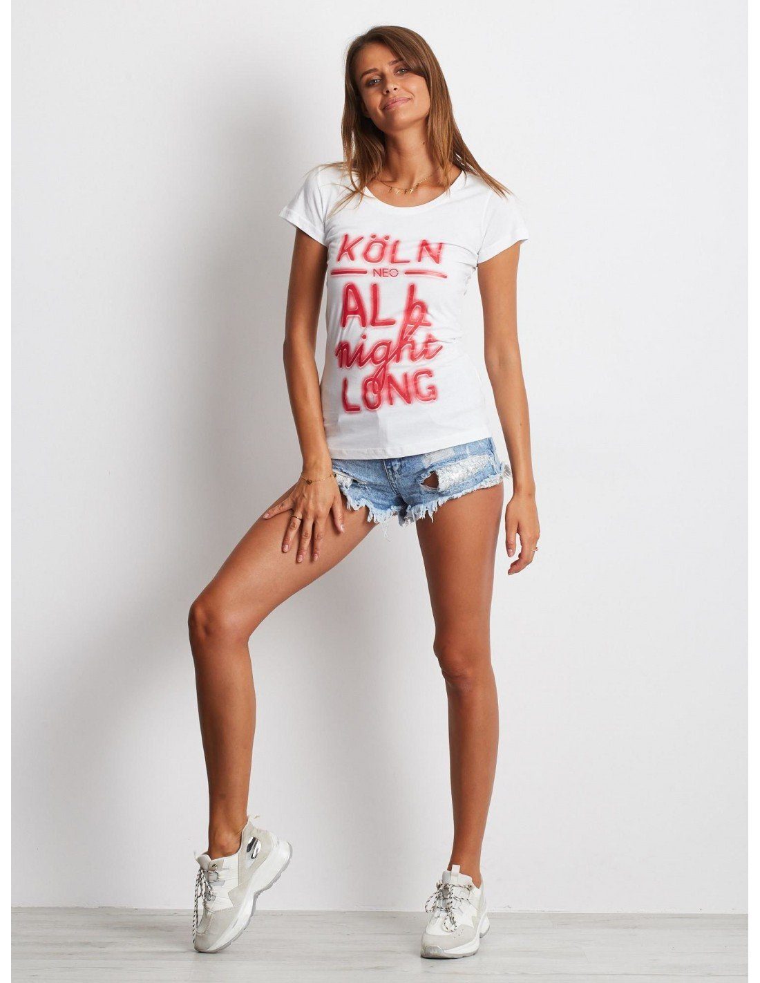 LeNoSa Print-Shirt »"Köln All Night Long" Adidas Neo City • Damen T-shirt •  Größe XXS« online kaufen | OTTO