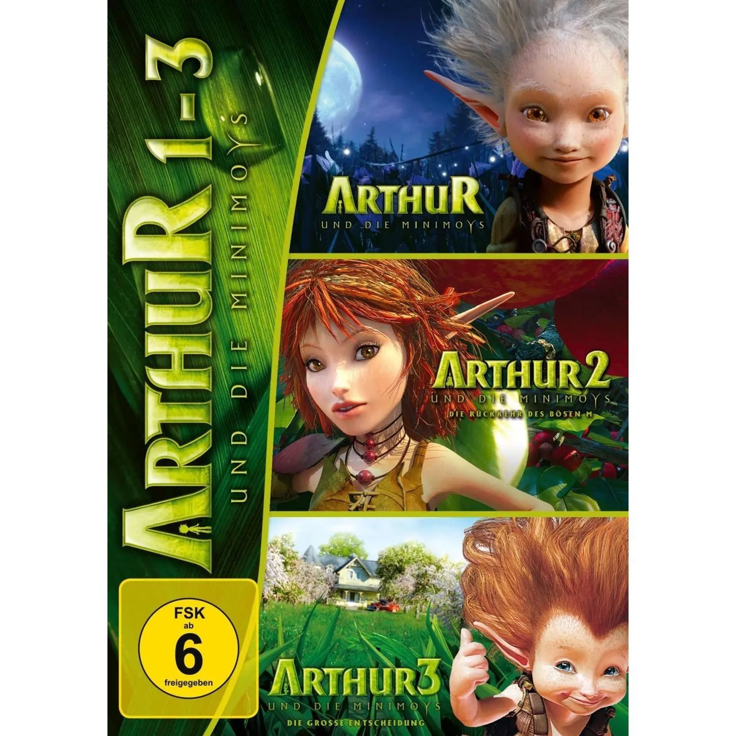 Leonine DVD Arthur und die Minimoys 1-3