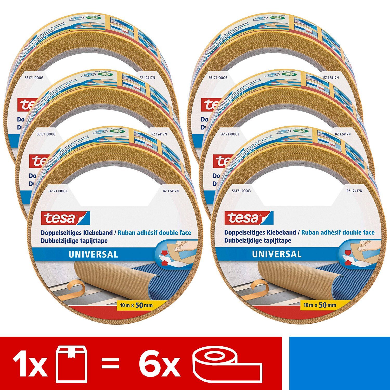 Doppelklebeband UNIVERSAL Doppelseitiges Klebeband