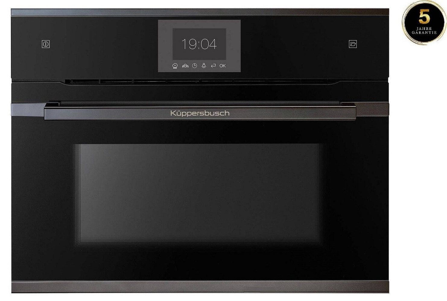 Küppersbusch Dampfbackofen CBD6550.0SBC, Compact Dampf-Backofen mit TFT Display und Bratenthermometer