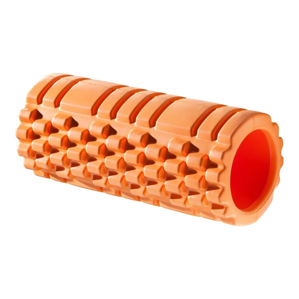 Deuser-Sports Massagerolle Yogarolle Pilatesrolle Faszienrolle Rolle Pilates, ORANGE 33 cm x 13,5 cm