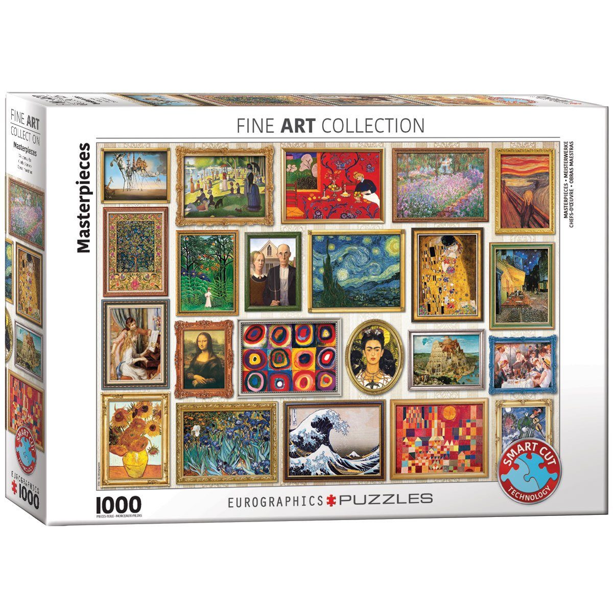 Fine Puzzle Puzzle, Meisterwerke Puzzleteile EUROGRAPHICS Art 1000 Collection
