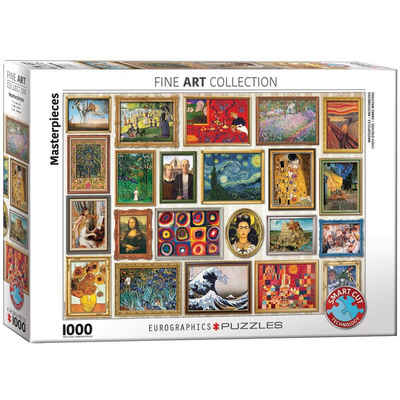 EUROGRAPHICS Puzzle Fine Art Collection Meisterwerke Puzzle, 1000 Puzzleteile