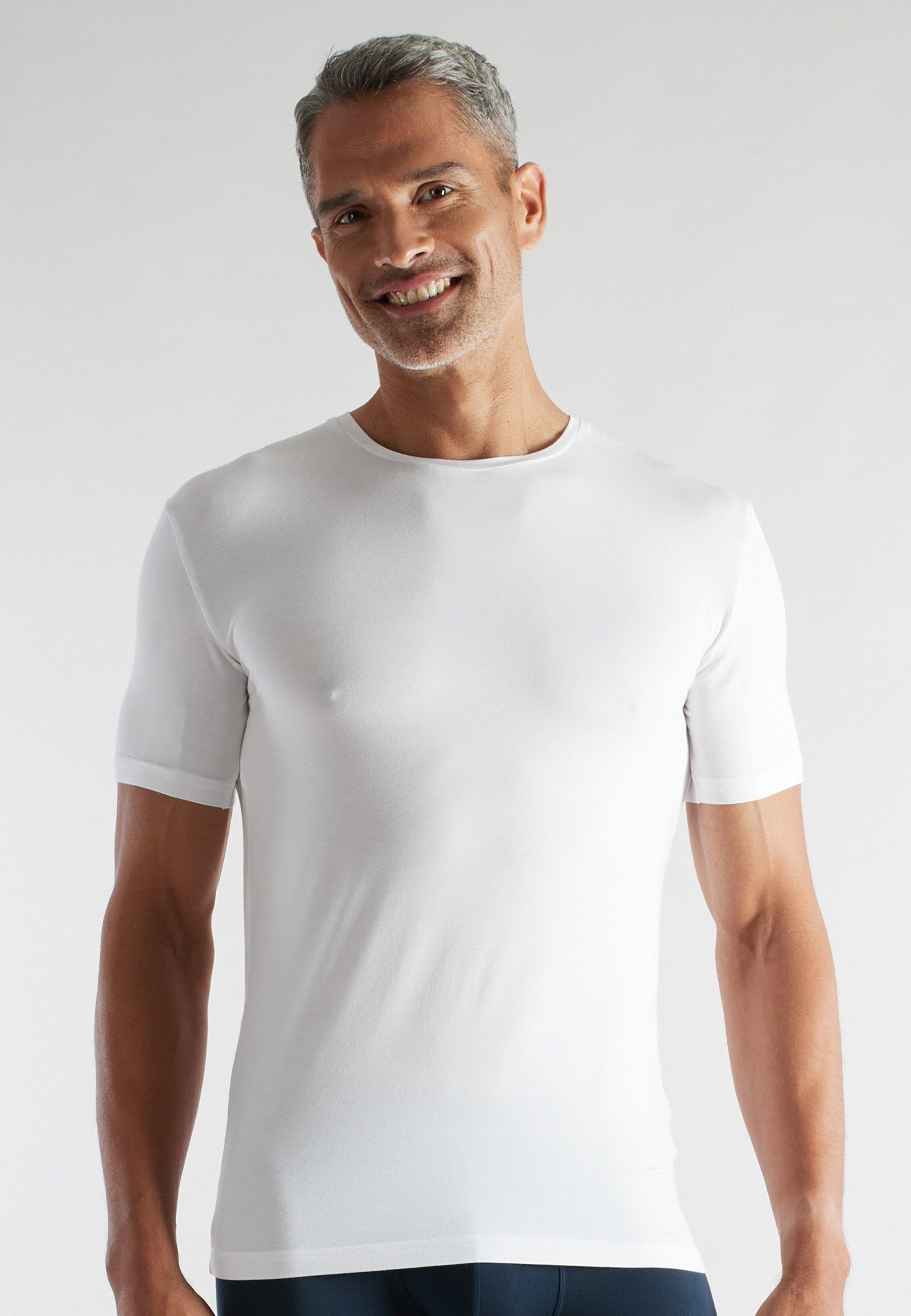 CECEBA Unterziehshirt CECEBA Herren Shirt weiß uni (1-St)