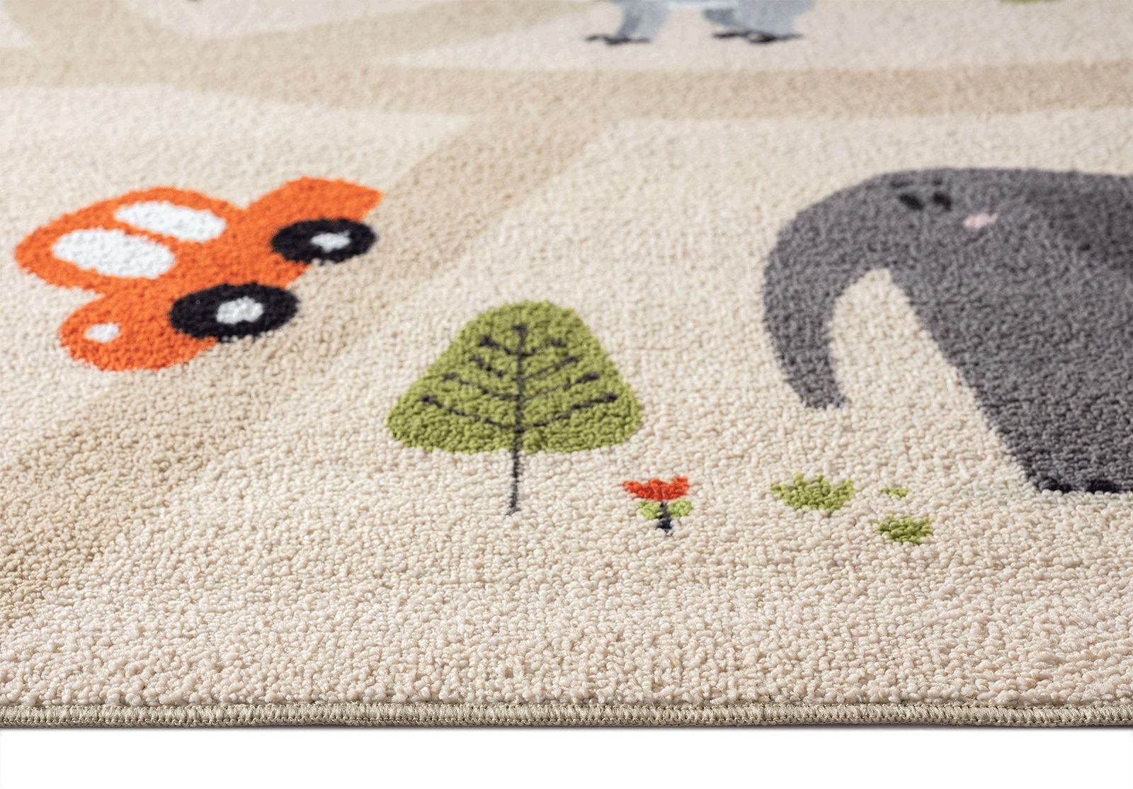 the carpet Teppich Happy Life, rund, Höhe: 4 mm, Life Kinderzimmer Teppich Spielteppich pflegeleicht