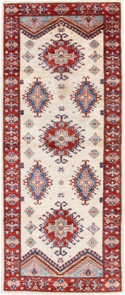 Orientteppich Kazak 77x186 Handgeknüpfter Orientteppich Läufer, Nain Trading, rechteckig, Höhe: 5 mm