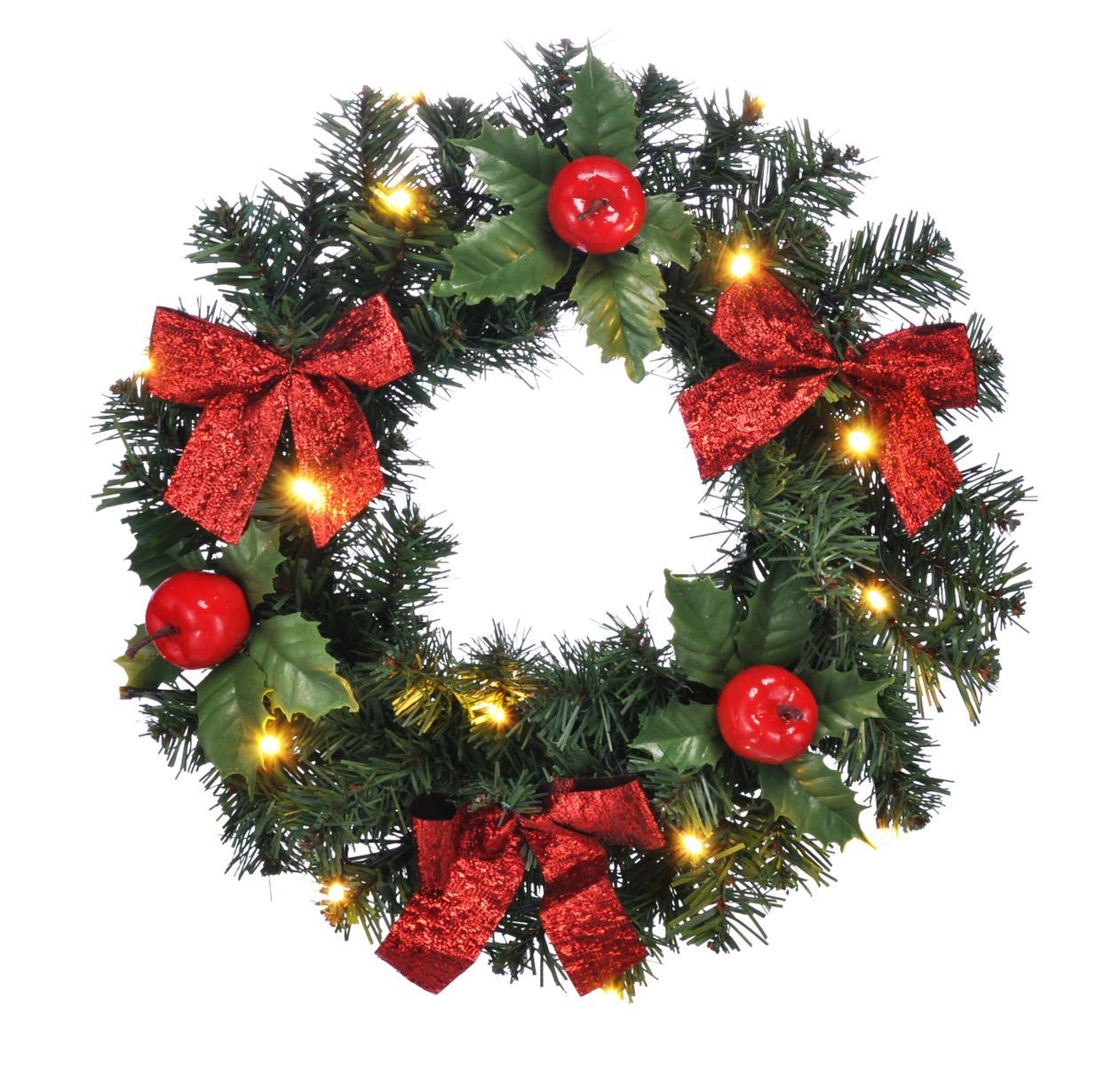 bonsport LED Dekoobjekt Beleuchteter Weihnachts-Türkranz günstig online kaufen