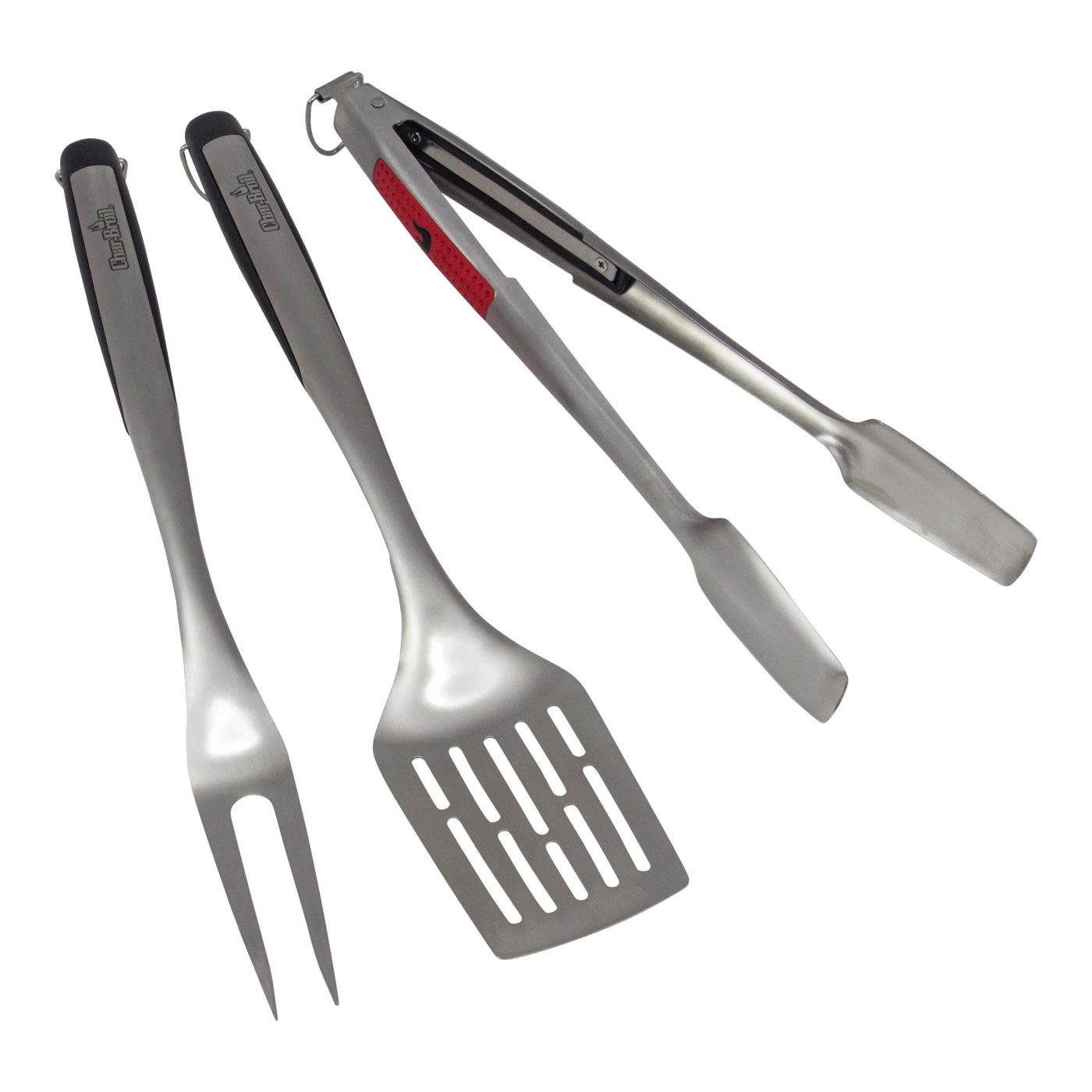 Char-Broil Grillbesteck-Set Comfort Grip, (Set, 3 tlg)