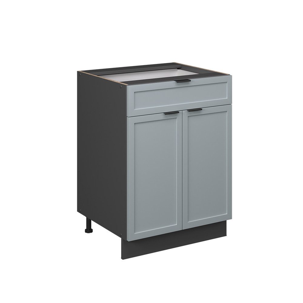 Vicco Unterschrank Fame-Line, Hellblau-grau/Anthrazit, 60 cm günstig online kaufen