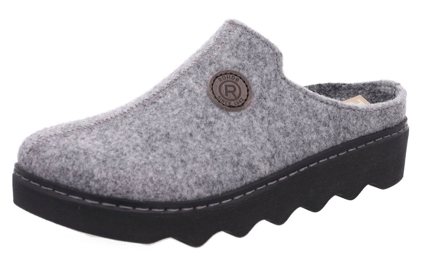 Rohde FOGGIA Pantoffel Hausschuh, Schlappen, Clog, Homeslipper mit Profilsohle