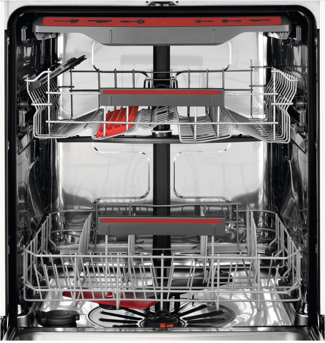 AEG Standgeschirrspüler Serie 6000 FFB6491AZW, 14 Maßgedecke, SatelliteClean - bessere Sprühreichweite