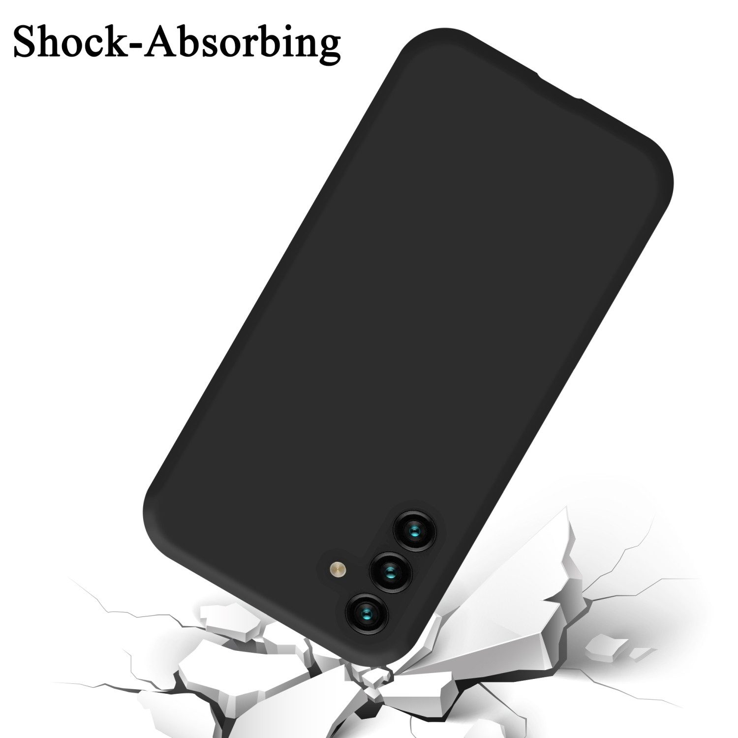 Cadorabo Handyhülle für Samsung Galaxy A13 5G Hülle Samsung Galaxy A13 5G, Flexible Hülle TPU Silikon Schutzhülle Back Cover Case