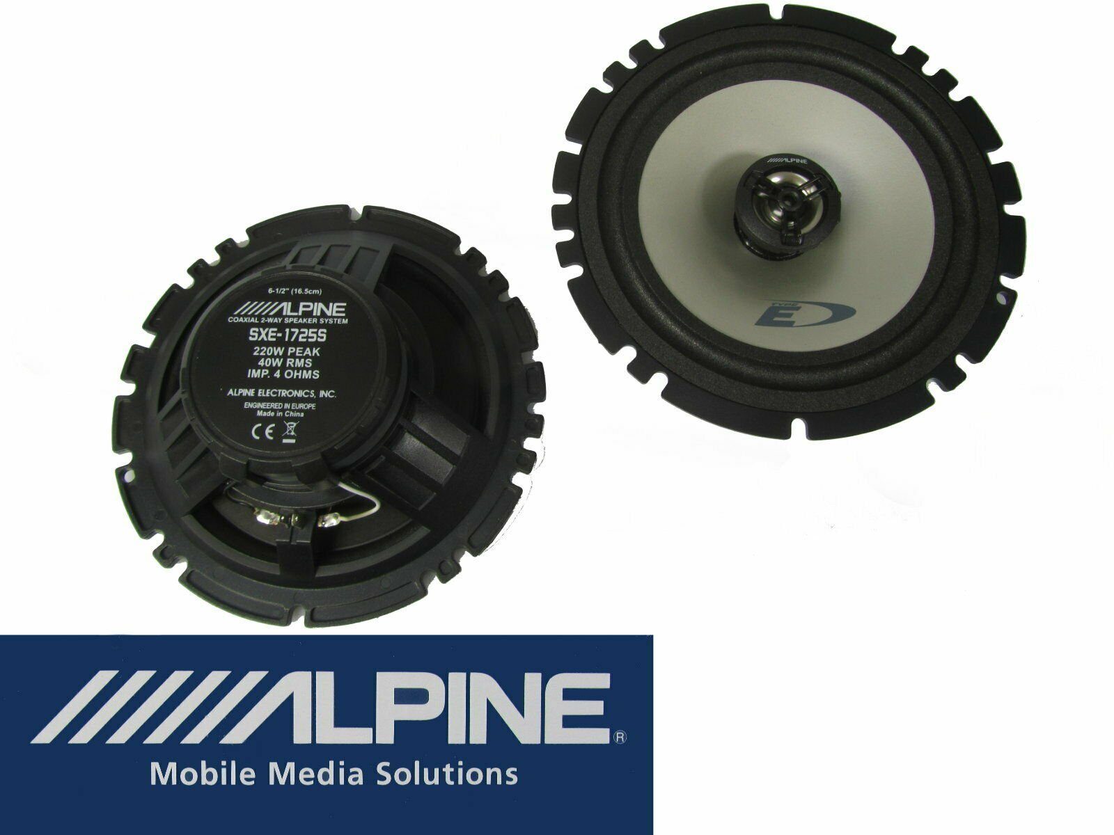 DSX Alpine passend für (80 ab Vorne 2012 Auto-Lautsprecher Golf W) Set VW Tür VII 7 Hinten