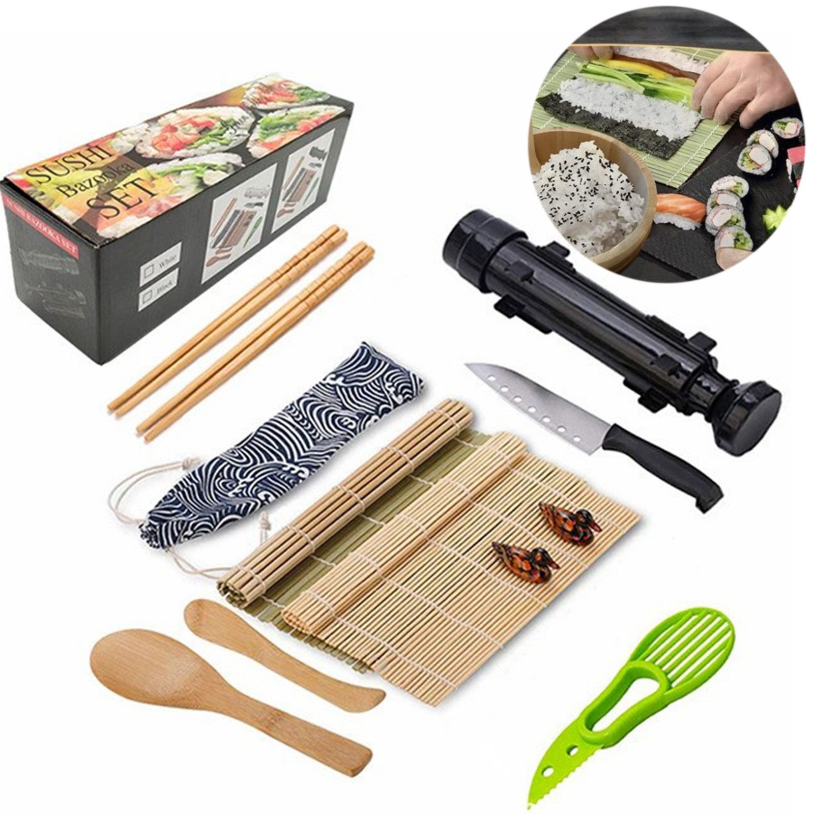 HAUSS SPOLE Sushi-Roller Sushi Zubehör DIY Sushi Werkzeug Sushi