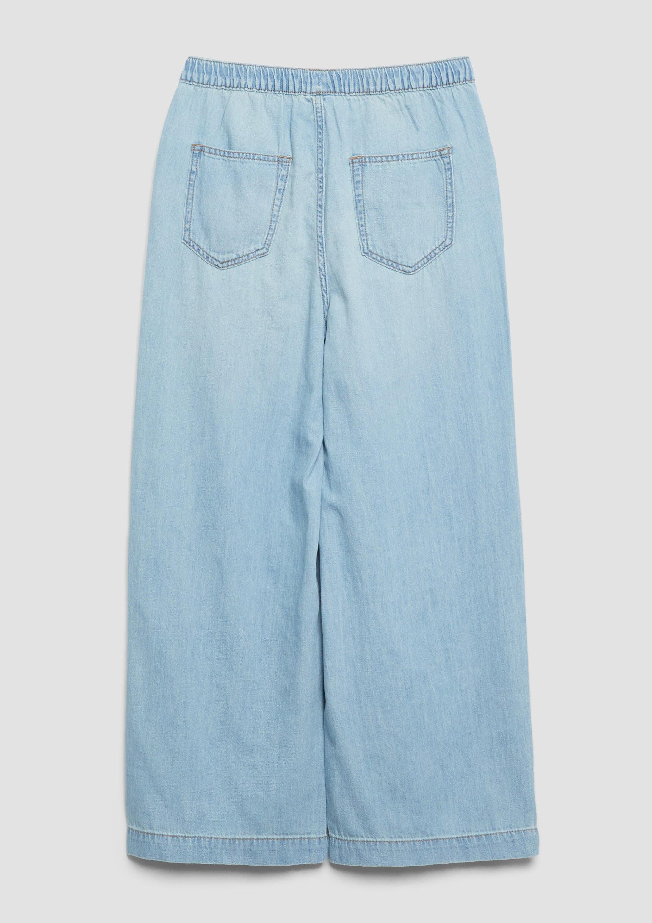 s.Oliver Weite Jeans Jeans-Hose WIDE LEG Jeans WIDE LEG / Regular Fit / High Rise / Wide Leg / Elastikbund – Bild 2 von 4