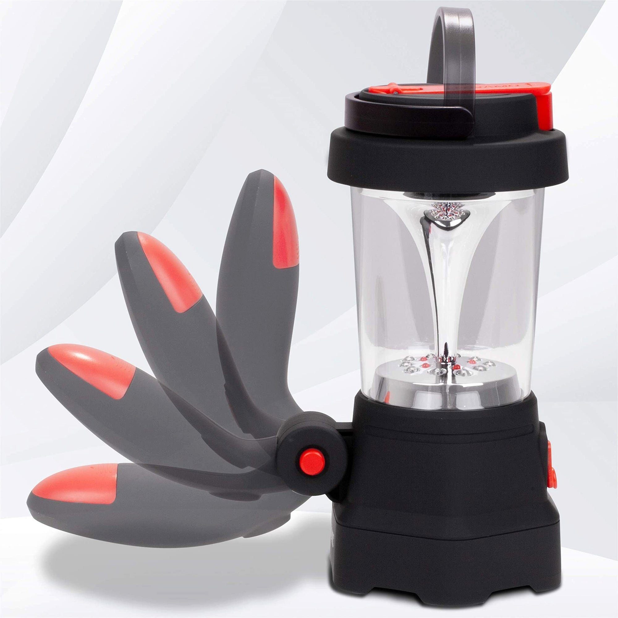 Duronic LED Taschenlampe, Hurricane Lampe, Campinglampe mit Taschenlampe, Laterne