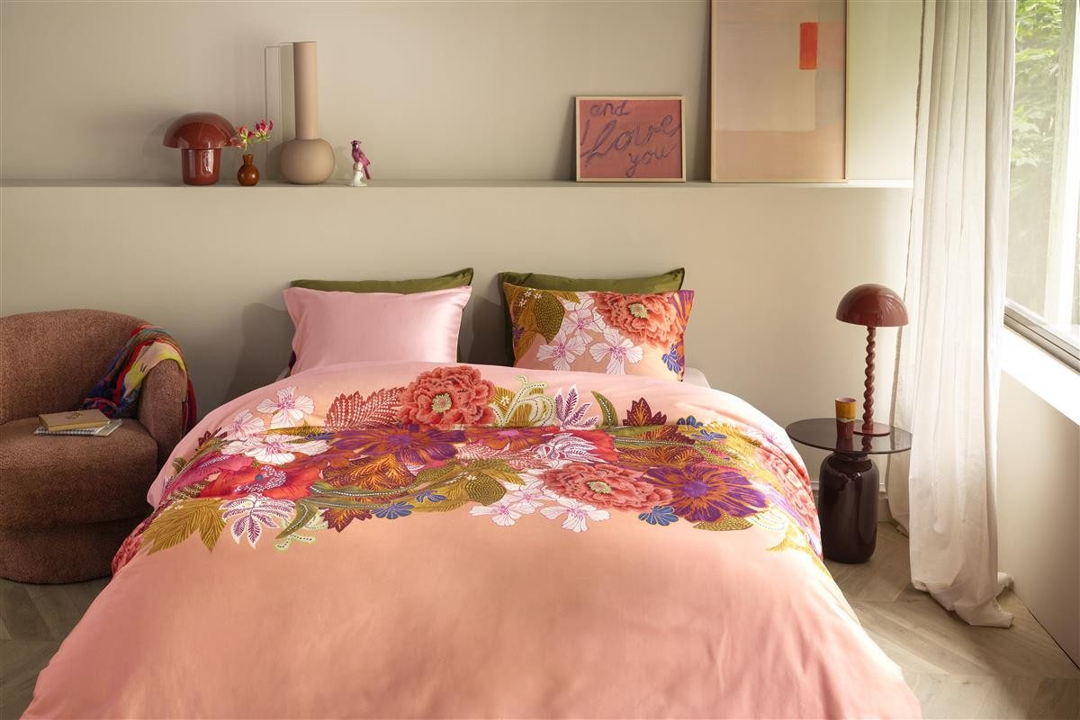 Oilily Bettwäsche Bettwäsche Livia Multi 135x200 bunt, Baumwolle, 2 teilig, bettwäsche 135x200 baumwolle reißverschluss warm baumwolle bettwäsche