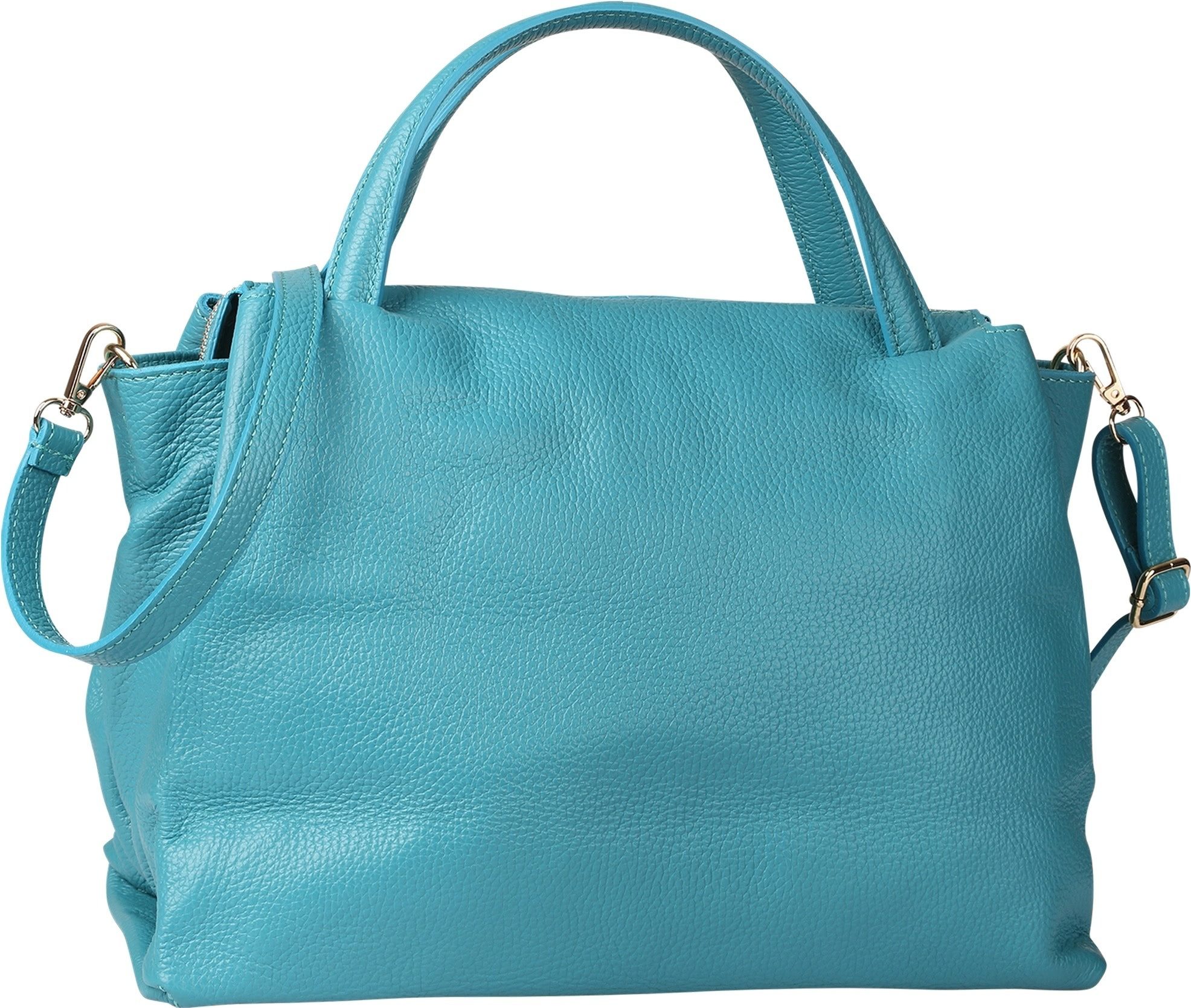 Handtasche Toscanto Tasche türkis Handtasche groß