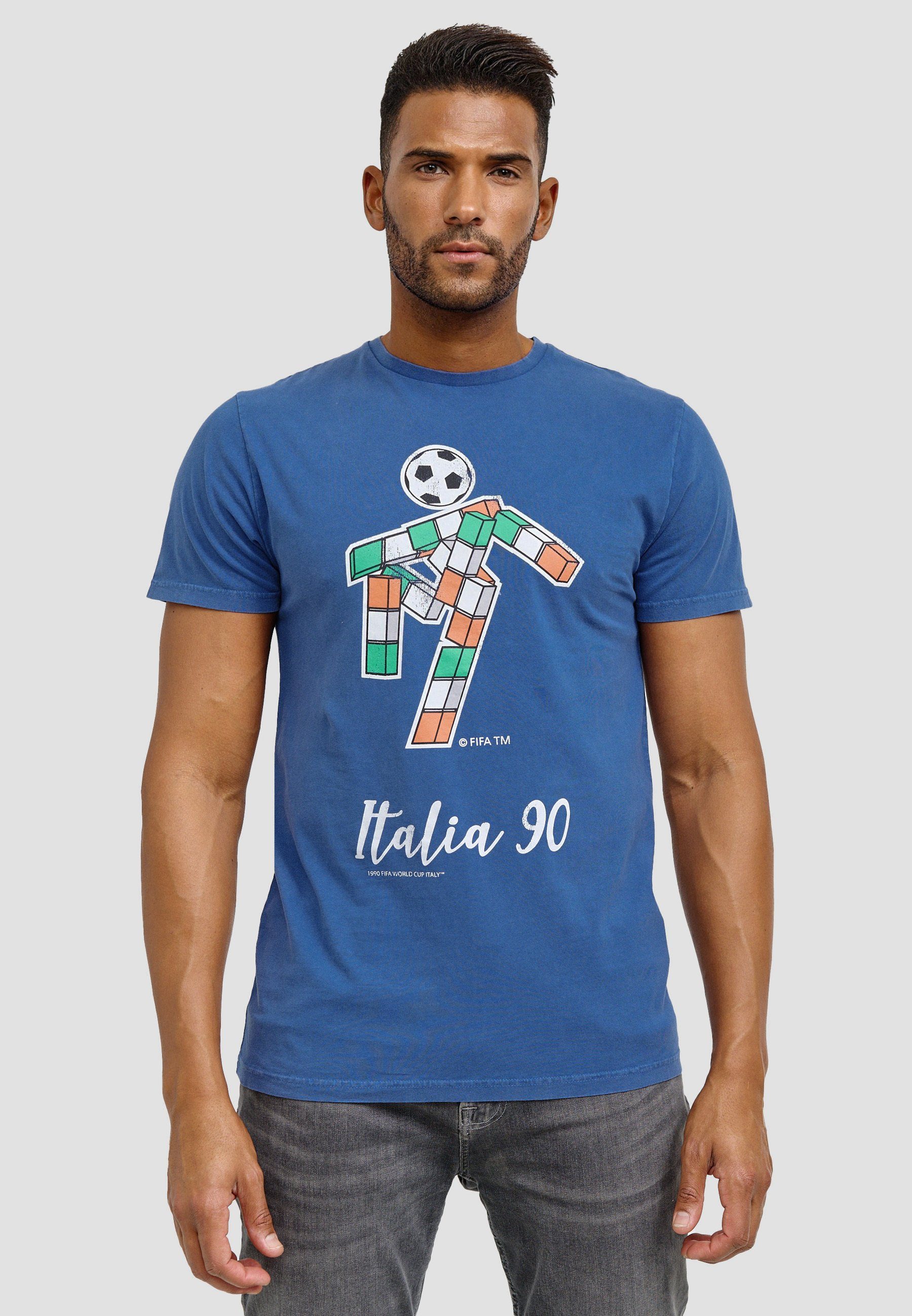 Recovered T-Shirt FIFA World Cup 1990 Mascot GOTS zertifizierte Bio-Baumwolle