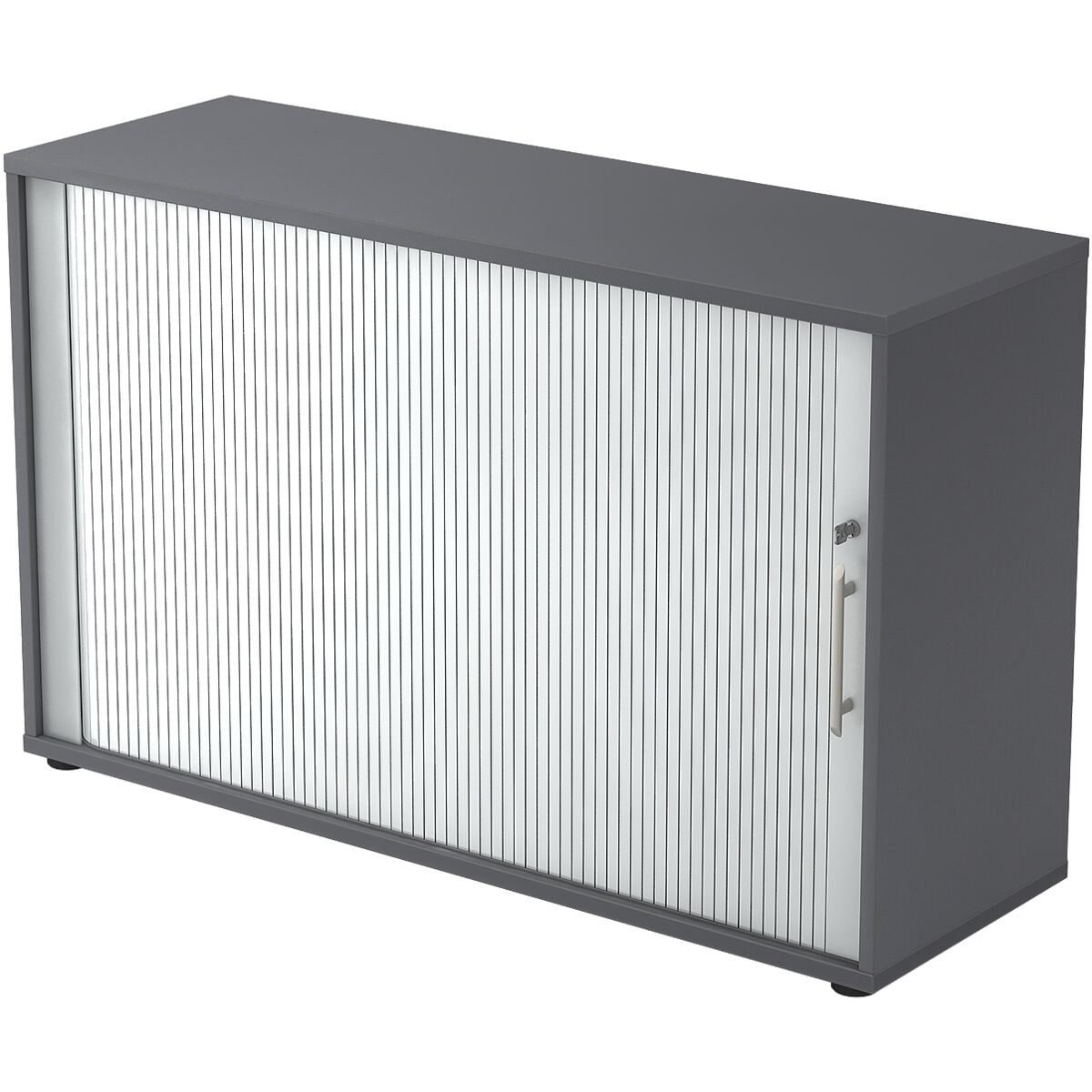 HAMMERBACHER Rollladenschrank J-Line Relinggriff aus Kunststoff