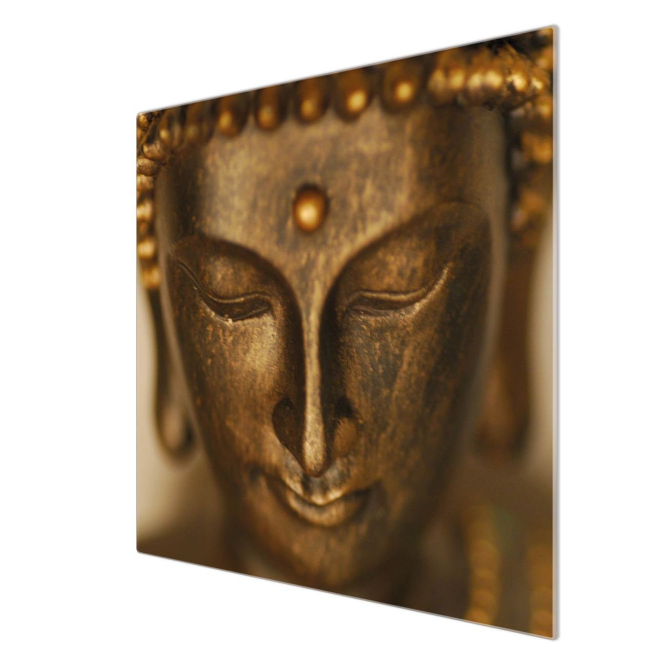 tlg., inkl. Herd-Abdeckplatte Buddha Glas selbstklebende (gehärtet, 1 banjado Gold, Gummifüßchen)