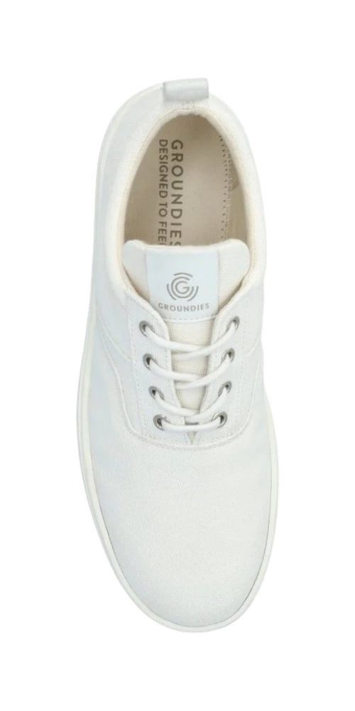 GROUNDIES Barfussschuhe La Paz (Zero Drop, breite Zehenbox) weiss Damen Sneaker